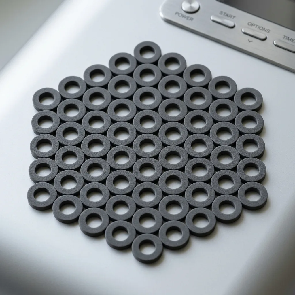 Black Foam Cushion with Adhesive Backing for Electronics and Sensors detail 5