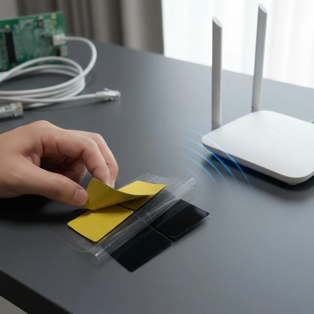 Antimagnetic Sticker EMI Shielding RF Absorber for Flexible Rehabilitation Wearable Device Anti-interference