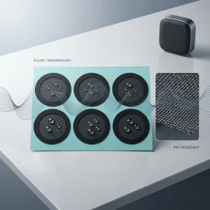 B145HY Dustproof Hydrophobic Fabric IP67 Grade Mesh for Portable Wireless Bluetooth Headset
