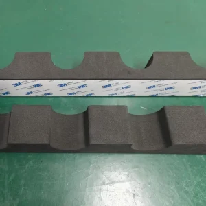Black EVA Hardness 38 Degree Flame-retardant Anti-skid Shock Pad Foam Gasket Single-sided Adhesive Factory Customized