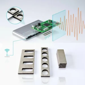 Bluetooth Headset Conductive Fabric Foam EMI Shielding Pad for Internal Circuit Shielding
