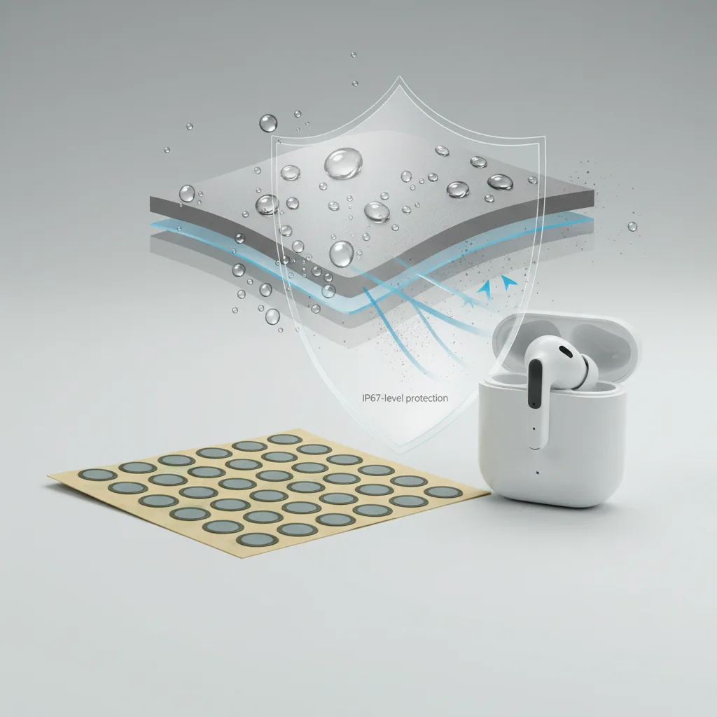 FSM-710 IP68 Sound-Permeable EPTFE Vent for Device Ventilation detail 5