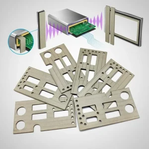Conductive Fabric Foam EMI RFI Shielding Gasket Self Adhesive for Electronic Enclosure Grounding and Sealing