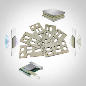 Custom Die Cut Conductive Fabric Foam Anti Static ESD Sponge for Industrial Electronic Components Protection