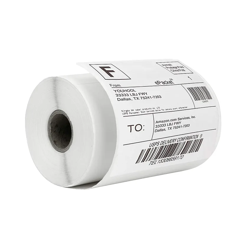 MGR Label-4 Waterproof Vinyl Adhesive Sticker Roll for Product Packaging detail 1