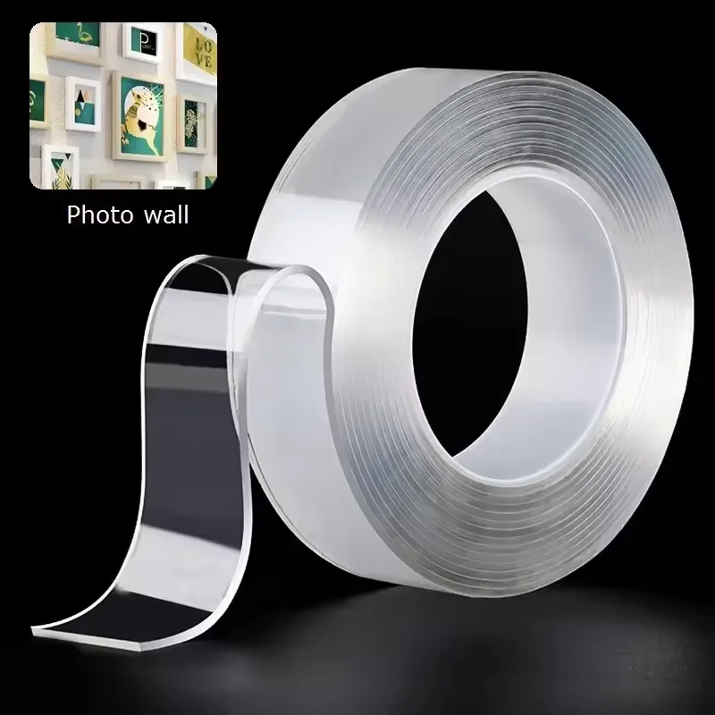 MGR-5080C-5 Transparent Double-Sided Acrylic Nano Tape, Die-Cut detail 1