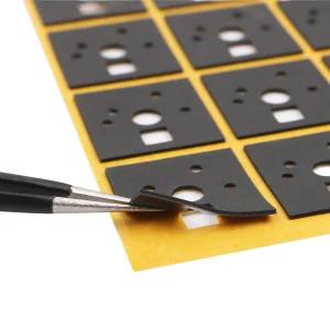 Customizable Thickness and Hardness of Black Foam Cushion with Adhesive Backing, Suitable for Electronic Devices, Sensors, Etc
