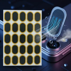 Dustproof Waterproof Mesh EPTFE Breathable Acoustic Membrane Self Adhesive Vent Sticker for Instrument Speaker