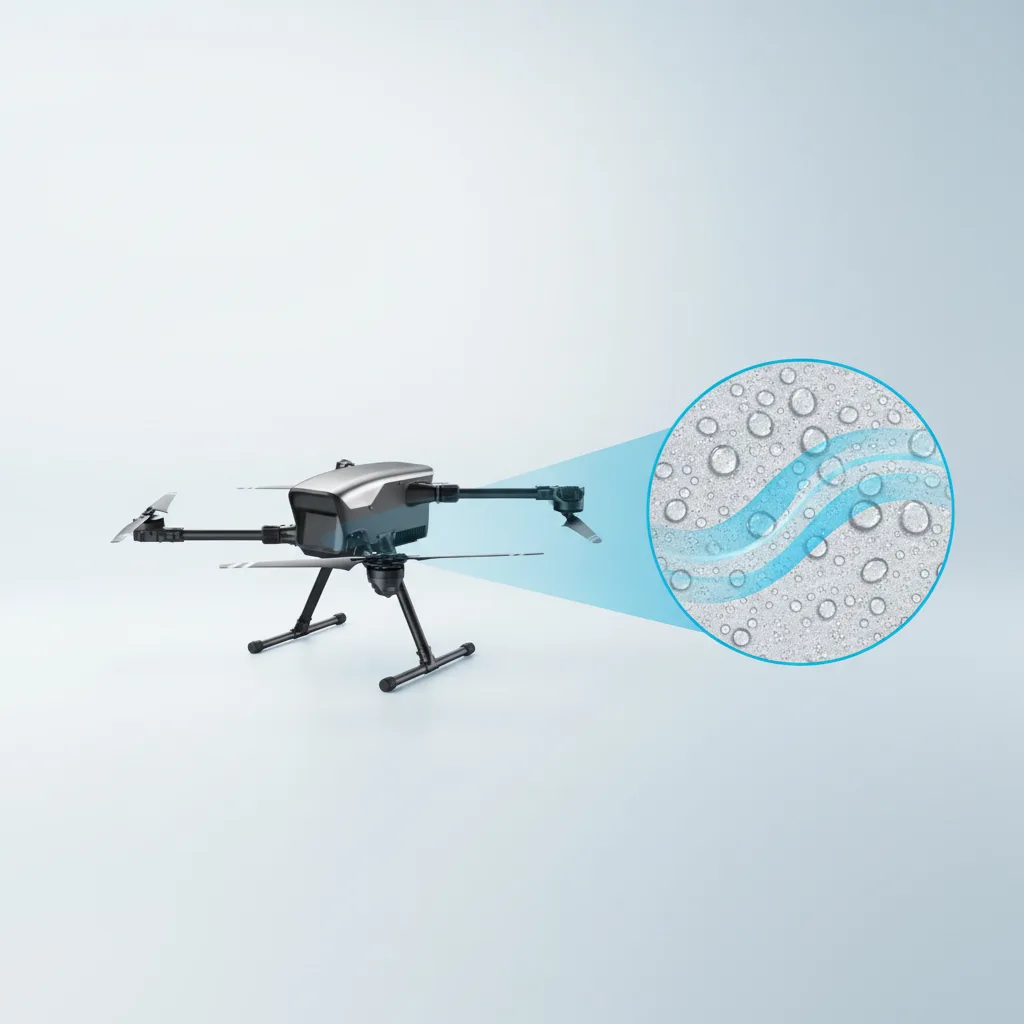 EPTFE Waterproof Breathable Film for Drone Sensor, Hydrophobic Adhesive Vent Sticker, IP67 Dust Net Anti-dust Mesh Protection