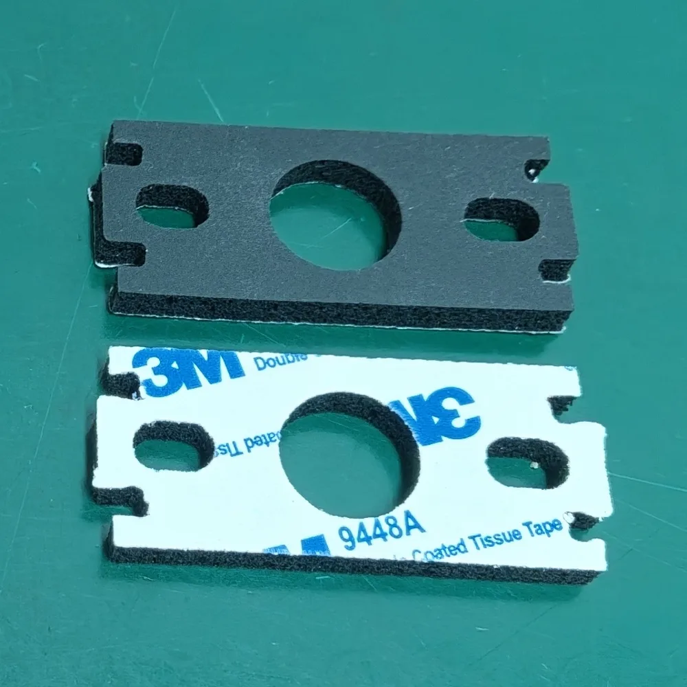 MGR-Silicone Black Silicone Foam Pad with 9448A Backing for Electronic Seals detail 2