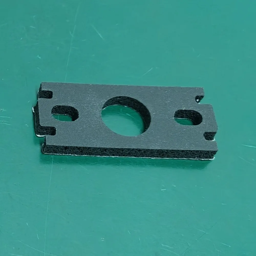 MGR-Silicone Black Silicone Foam Pad with 9448A Backing for Electronic Seals detail 1