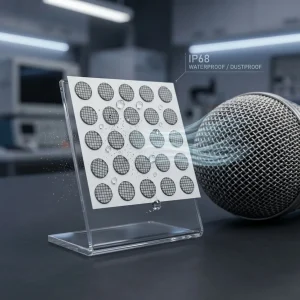 FSM-170WF-DR IP68 EPTFE Waterproof Sound Permeable Acoustic Vent Membrane Adhesive Sticker OEM Available for Smartphone
