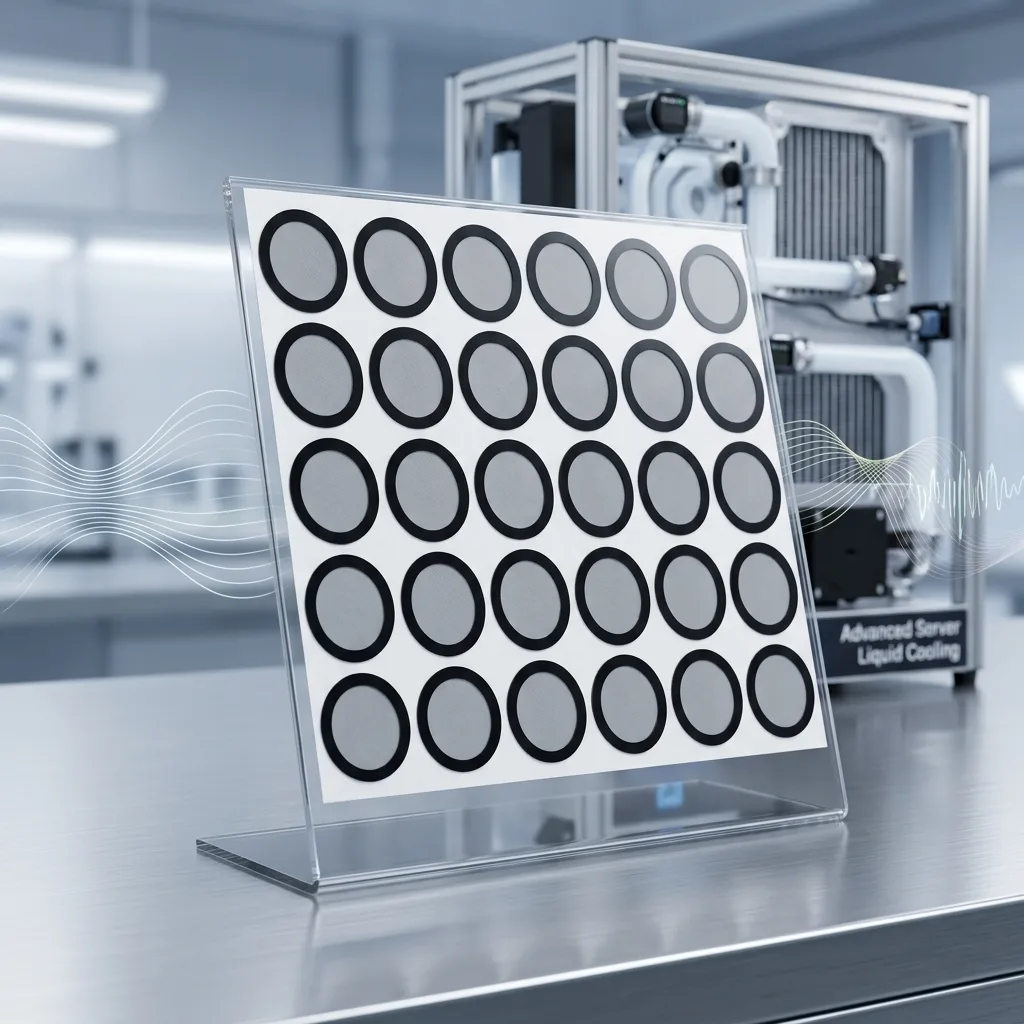 FSM-710G IP68 EPTFE Waterproof and Breathable Protective Ventilation Film, Suitable for Self-adhesive Use in CDU Liquid Coolers