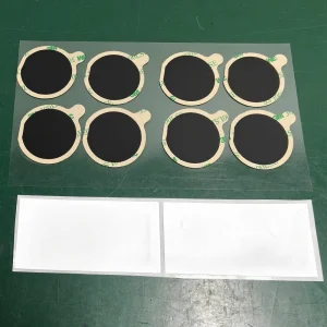 FSM-710W 5-Layer EPTFE Acoustic Vent Membrane IP68 Rated PET Support Double-Sided Adhesive Stacking Waterproof Dustproof OEM