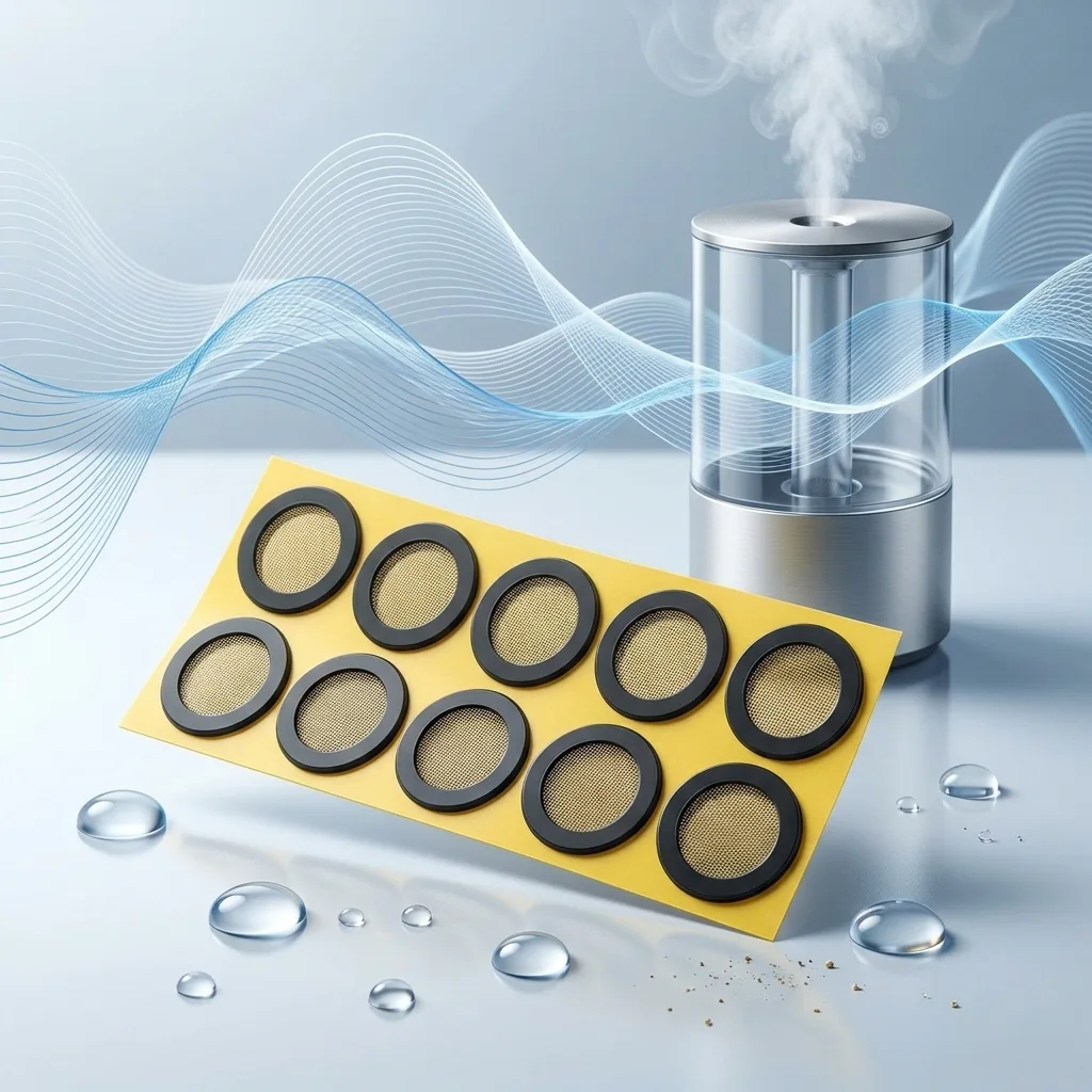 FSM-P009W Breathable and Dustproof EPTFE Membrane IP68 Waterproof Self-adhesive Vent Patch Suitable for Humidifiers