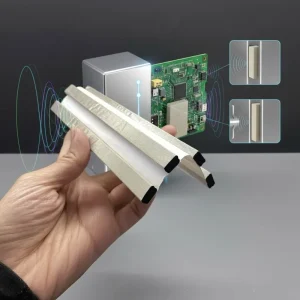 High Elasticity Conductive Foam Fabric Covered EMI Shielding Strip for Consumer Electronic Assembly