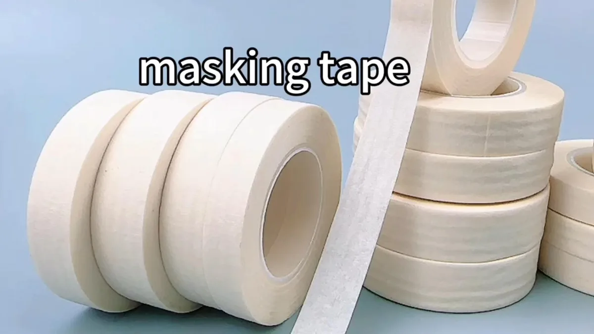 MGR-633-1 Single-Sided Crepe Paper Masking Tape detail 1