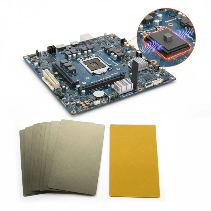 HP-250 Soft Magnetic Ferrite Material 13.56MHz Electromagnetic Wave Shielding Anti-Interference Adhesive Backing