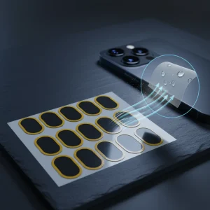 Hydrophobic Breathable EPTFE Acoustic Membrane Waterproof Dustproof Self Adhesive Vent Sticker for Audio Speaker photo 2