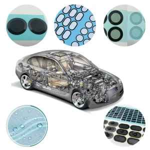 IP67 Waterproof Sound Film for EV Battery Management System, EPTFE Acoustic Membrane, Breathable Ventilation Opening detail 1
