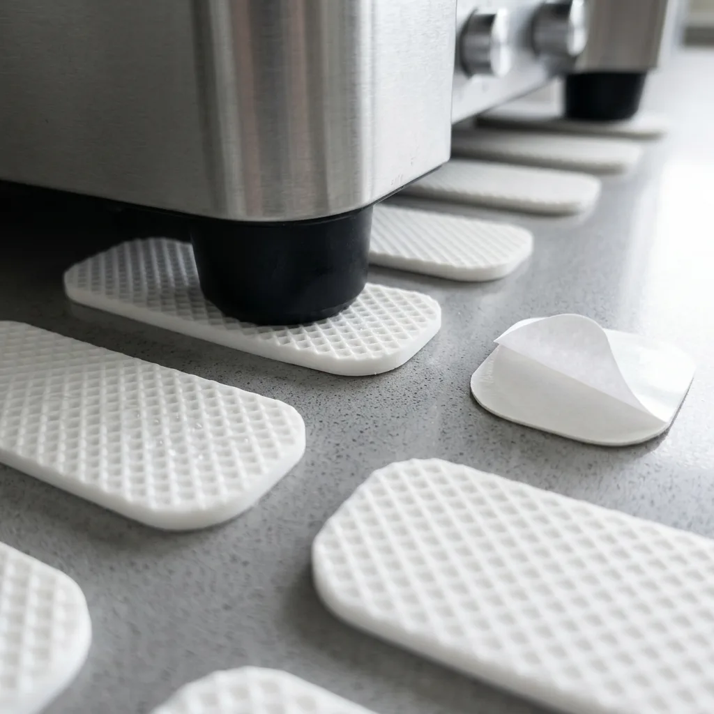 MGR 50103 Medical Grade Silicone Feet 1mm 60A, Self-Adhesive detail 1