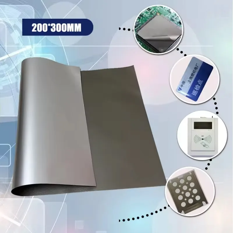 Medical Grade High Frequency Electromagnetic Wave Absorbing Material Film Soft Temper Anti-electromagnetic Radiation EMI