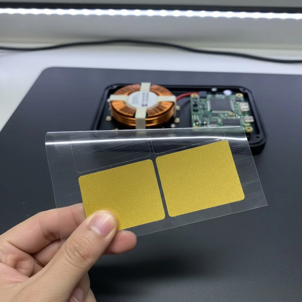 Microwave Blocking Ferrite Antimagnetic Sticker Electromagnetic Wave Absorbing for Medical Wearable Device Anti-interference