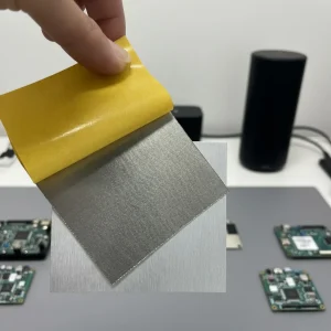 Microwave Blocking Ferrite Antimagnetic Sticker Electromagnetic Shielding for Wearable Sensor Metal Housing Anti-interference