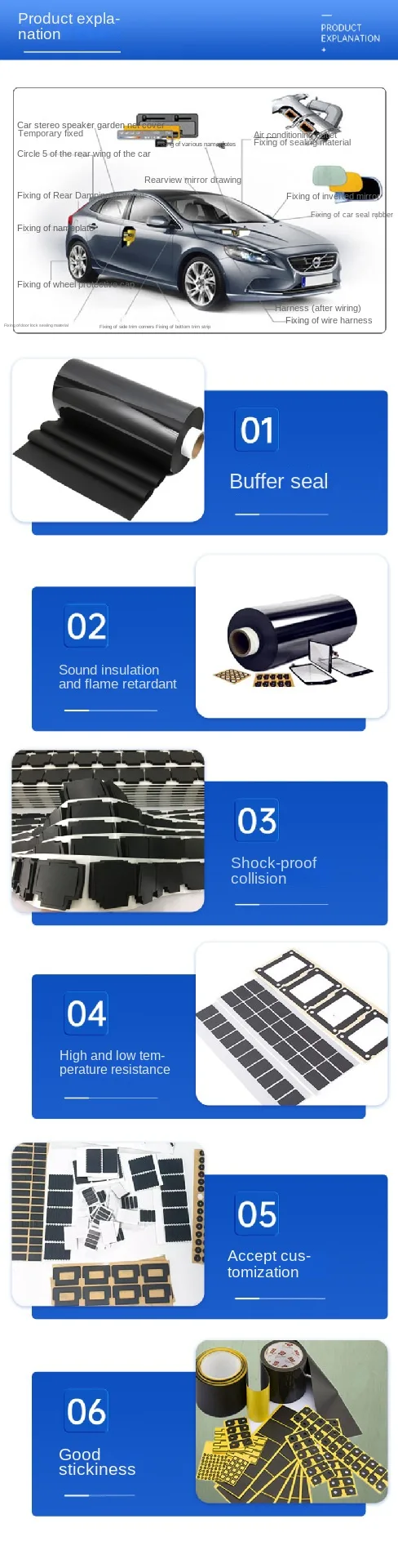MX-48EG Flexible Rubber for Fire, Dust, Heat and Sound Insulation detail 1