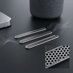 Stainless Steel Microphone Metal Mesh Cover Dustproof Sound Transparent Replacement Grill for Wireless Earbuds Repair Parts