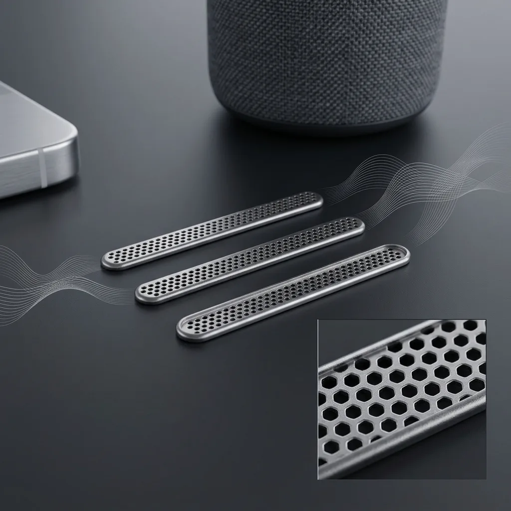 Stainless Steel Microphone Metal Mesh Cover Dustproof Sound Transparent Replacement Grill for Wireless Earbuds Repair Parts