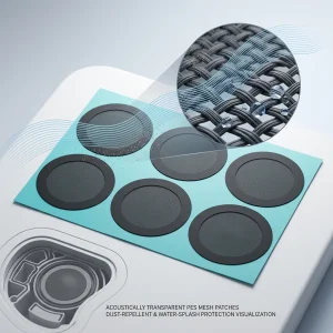 W075HY Hydrophobic Coated Woven Net for Automobile Horn and Equipment Sound Vents