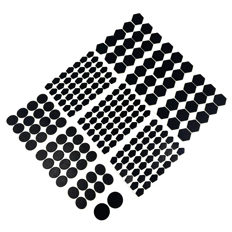 Wholesale Black Reticulated Anti-Slip Silicone Table Chair Foot Mat Shockproof Mat Sealing Gasket